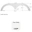 Picture of Icon  Polar White Tandem Axle Fender Skirt For Dutchmen Brands 01904 15-0444                                                 